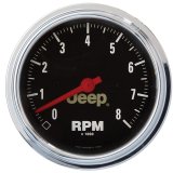 Autometer Jeep 85.7mm In-Dash 8000 RPM Tachometer Gauge thumbnail 2