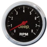 Autometer Jeep 85.7mm In-Dash 8000 RPM Tachometer Gauge thumbnail 3