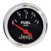 Autometer Jeep 52mm 0 OHMS Empty/90 OHMS Full Short Sweep Electronic Fuel Level Gauge thumbnail 6