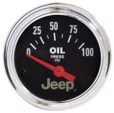 Autometer Jeep 52mm 0-100 PSI Short Sweep Electronic Oil Pressure Gauge thumbnail 8