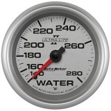 Autometer Ultra-Lite II 2 5/8in 140-280 Degree F Mechanical Water Temperature Gauge thumbnail 1