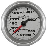 Autometer Ultra-Lite II 2 5/8in 140-280 Degree F Mechanical Water Temperature Gauge thumbnail 3