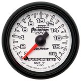 Autometer Phantom II 52.4mm Full Sweep Electronic 0-2000 Def F EGT/Pyrometer Gauge thumbnail 5