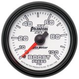Autometer Phantom II 52.4mm Mechanical 0-100psi Boost Gauge thumbnail 3