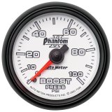 Autometer Phantom II 52.4mm Mechanical 0-100psi Boost Gauge thumbnail 5