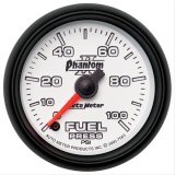 Autometer Phantom II 52.4mm Full Sweep Electronic 0-100psi Fuel Pressure Gauge thumbnail 1