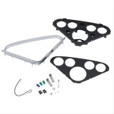 Autometer 55-59 Chevy Trucks 5-Gauge Dash Panel (Fits one 3-3/8in Tach/Speedo four 2-1/16in Gauges) thumbnail 1