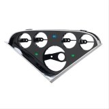 Autometer 55-59 Chevy Trucks 5-Gauge Dash Panel (Fits one 3-3/8in Tach/Speedo four 2-1/16in Gauges) thumbnail 2