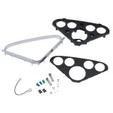 Autometer 55-59 Chevy Trucks 5-Gauge Dash Panel (Fits one 3-3/8in Tach/Speedo four 2-1/16in Gauges) thumbnail 4