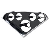 Autometer 55-59 Chevy Trucks 5-Gauge Dash Panel (Fits one 3-3/8in Tach/Speedo four 2-1/16in Gauges) thumbnail 6