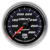 Autometer Cobalt 52mm 140-280 Deg F Full Sweep Electronic Oil Temp Gauge thumbnail 2
