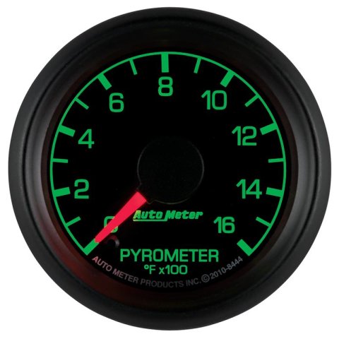 Autometer Factory Match Ford 52.4mm Full Sweep Electronic 0-1600 Deg F EGT/Pyrometer Gauge thumbnail 5