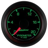 Autometer Factory Match Ford 52.4mm Full Sweep Electronic 0-2000 Deg F EGT/Pyrometer Gauge thumbnail 3