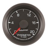 Autometer Factory Match Ford 52.4mm Full Sweep Electronic 0-2000 Deg F EGT/Pyrometer Gauge thumbnail 8