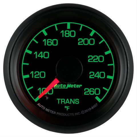 Autometer Factory Match Ford 52.4mm Full Sweep Electronic 100-260 Deg F Transmission Temp Gauge thumbnail 1