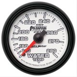Autometer Phantom II 52.4mm Mechanical 140-280 Deg F Water Temperature Gauge thumbnail 1