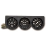 Autometer Autogage 66.7mm Mech 0-100PSI/0-16Volts/130-280 Deg F Oil Press/Volt/Water Temp Gauge thumbnail 4