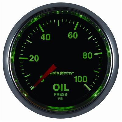 Autometer GS 52mm 0-100 PSI Mechanical Oil Pressure Gauge thumbnail 2