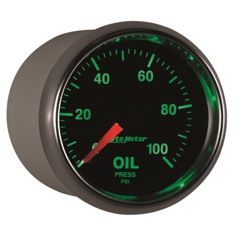 Autometer GS 52mm 0-100 PSI Mechanical Oil Pressure Gauge thumbnail 9