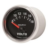 Autometer GS 52mm 8-18 Volts Short Sweep Electronic Voltmeter Gauge thumbnail 7