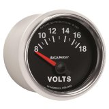 Autometer GS 52mm 8-18 Volts Short Sweep Electronic Voltmeter Gauge thumbnail 8
