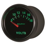 Autometer GS 52mm 8-18 Volts Short Sweep Electronic Voltmeter Gauge thumbnail 9
