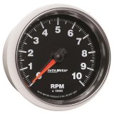 Autometer GS 3-3/8in 10000 RPM In-Dash Tachometer Gauge thumbnail 6