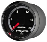 Autometer Gen4 Dodge Factory Match 52.4mm Full Sweep Electronic 0-2000 Deg F EGT/Pyrometer Gauge thumbnail 4