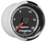 Autometer Gen4 Dodge Factory Match 52.4mm Full Sweep Electronic 0-2000 Deg F EGT/Pyrometer Gauge thumbnail 6