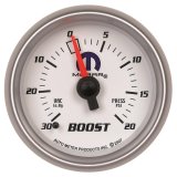Autometer Mopar 52mm Mechanical 30 In Hg-Vac/20 PSI Vacuum/Boost Gauge thumbnail 7
