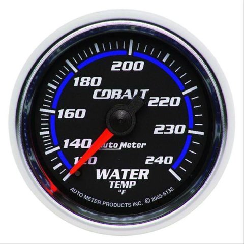 Autometer Cobalt 52mm 120-240 Deg F Mechanical Water Temperature Gauge thumbnail 1
