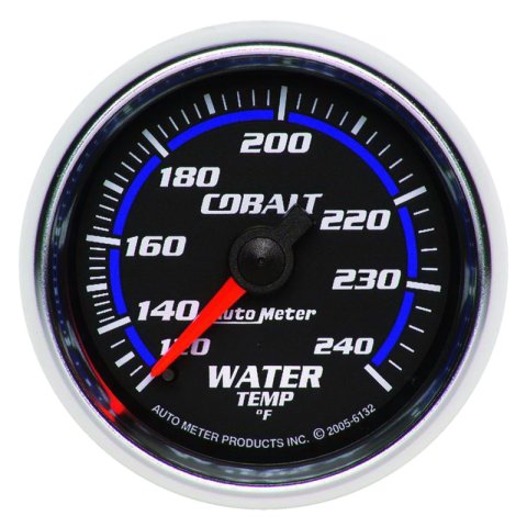 Autometer Cobalt 52mm 120-240 Deg F Mechanical Water Temperature Gauge thumbnail 3