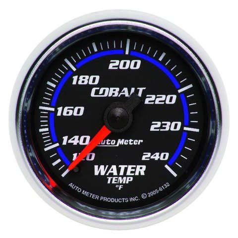 Autometer Cobalt 52mm 120-240 Deg F Mechanical Water Temperature Gauge thumbnail 4