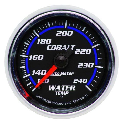Autometer Cobalt 52mm 120-240 Deg F Mechanical Water Temperature Gauge thumbnail 8