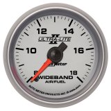 Autometer Ultra-Lite II 2 1/16in 8:1-18:1 AFR Analog Wideband FSE Air/Fuel Ratio Gauge thumbnail 2