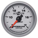 Autometer Ultra-Lite II 2 1/16in 8:1-18:1 AFR Analog Wideband FSE Air/Fuel Ratio Gauge thumbnail 3