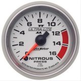 Autometer Ultra-Lite II 2 1/16in FSE 0 - 1600 PSI Nitrous Pressure Gauge thumbnail 1
