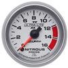 Autometer Ultra-Lite II 2 1/16in FSE 0 - 1600 PSI Nitrous Pressure Gauge thumbnail 6