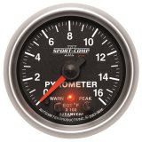 Autometer Sport-Comp II Full Sweep Electronic 0-1600 Deg F EGT/Pyrometer Peak & Warn w/ Elec Control thumbnail 2