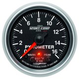 Autometer Sport-Comp II Full Sweep Electronic 0-1600 Deg F EGT/Pyrometer Peak & Warn w/ Elec Control thumbnail 4