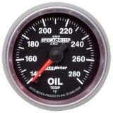 Autometer Sport-Comp II 52mm Full Sweep Electronic 140-280 Deg. F Oil Temperature Gauge thumbnail 2
