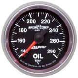 Autometer Sport-Comp II 52mm Full Sweep Electronic 140-280 Deg. F Oil Temperature Gauge thumbnail 4