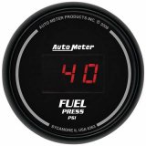 Autometer Z Series 52mm Black Digital 5-100 PSI Fuel Pressure Gauge thumbnail 1