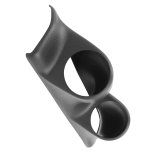 Autometer 86-93 Dodge Ram 52mm Black Dual Pod thumbnail 3