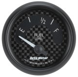 Autometer GT Series 52mm Short Sweep Electronic 73-10 ohms Fuel Level (For most Ford and Chrysler) thumbnail 1