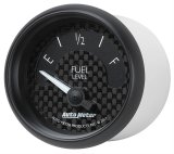 Autometer GT Series 52mm Short Sweep Electronic 240-33 ohms Fuel Level (For use w/ 3262) thumbnail 3