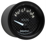 Autometer GT Series 52mm Short Sweep Electronic 8-18 Volts Voltmeter thumbnail 3