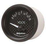 Autometer GT Series 52mm Short Sweep Electronic 8-18 Volts Voltmeter thumbnail 9