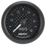 Autometer GT Series 52mm Full Sweep Electronic 8-18 Volts Voltmeter thumbnail 2