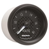 Autometer GT Series 52mm Full Sweep Electronic 8-18 Volts Voltmeter thumbnail 8